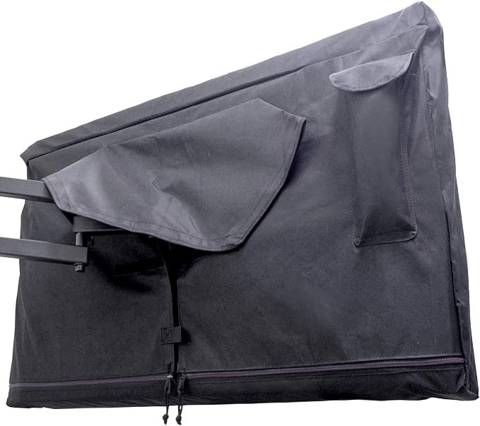 Outdoor TV Cover 80-85 inch - WITH ZIPPER, Weatherproof, Waterproof 360 degrees protection, Soft Non Scratch Interior - Black