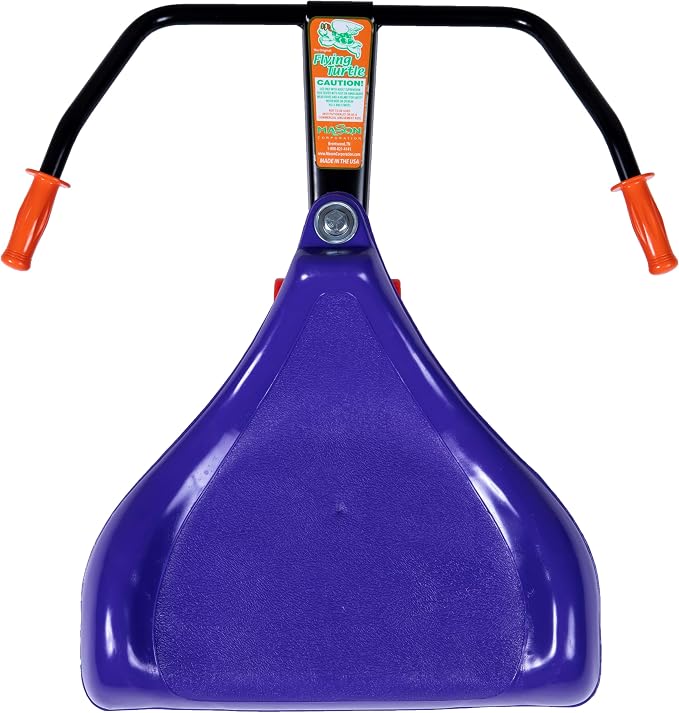 The Original Flying Turtle Sit Skate, Kid Powered, No Motor, Pedals, Batteries, Power by Zig Zag Motion, Promotes Active Play in or Outdoors, Non-marring Skate Wheels