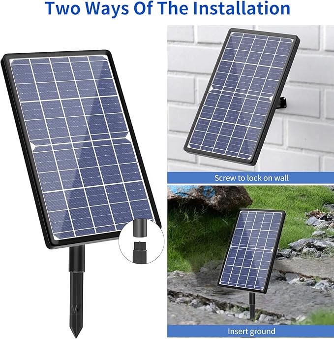 AISITIN 14W Rechargeable Solar Fountain with 4400mAh Battery, LED Colorful Lights, Remote Control & Superior Solar Glass Panels, DIY Solar Powered Water Fountain Pump for Bird Bath, Pond