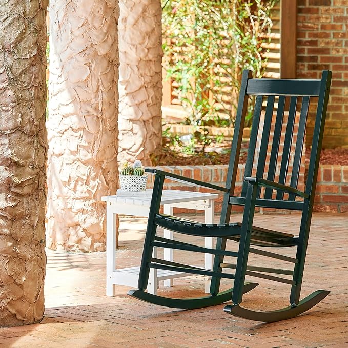 Shine Company Vermont Porch Rocker – Dark Green