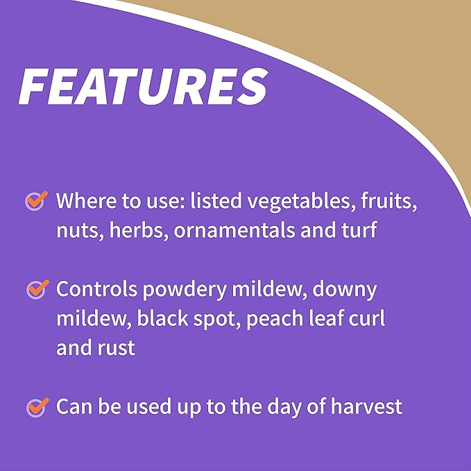 Bonide Captain Jack's Copper Fungicide, 16 oz Ready-to-Spray Disease Control for Organic Gardening, Controls Mildew & Blight
