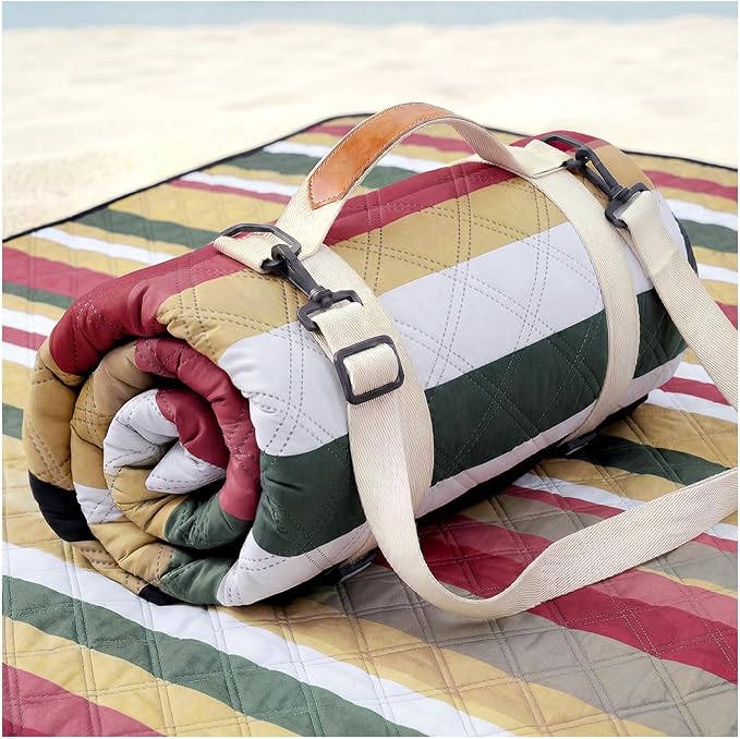 Genovega Waterproof Beach Blanket Picnic Outdoor Mat Rug Mama Mommy Mom Ever from Daughter Son Birthday Groom Bride Law Step Stepmom Present Regalos para el día de Las