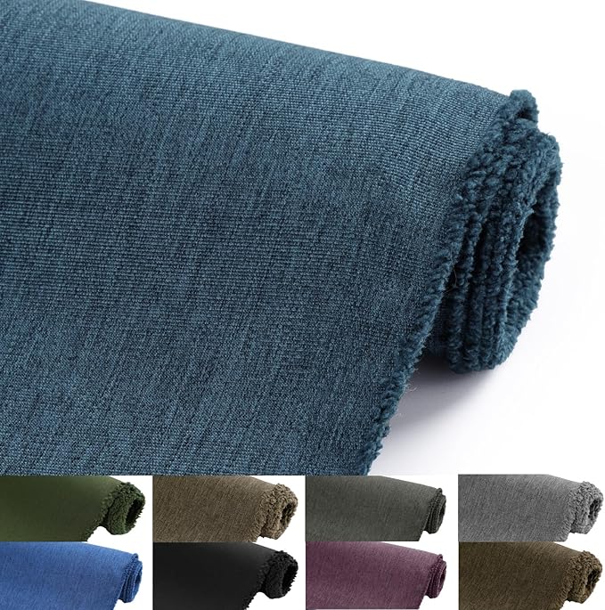Waterproof Canvas Fabric by The Yard, 58inch 600D Upholstery Fabric Polyester Material Outdoor Water Resistant Material for Sewing Chair Patio Cushion Bag Sofa Seat Repair, 1 Yard Navy Blue