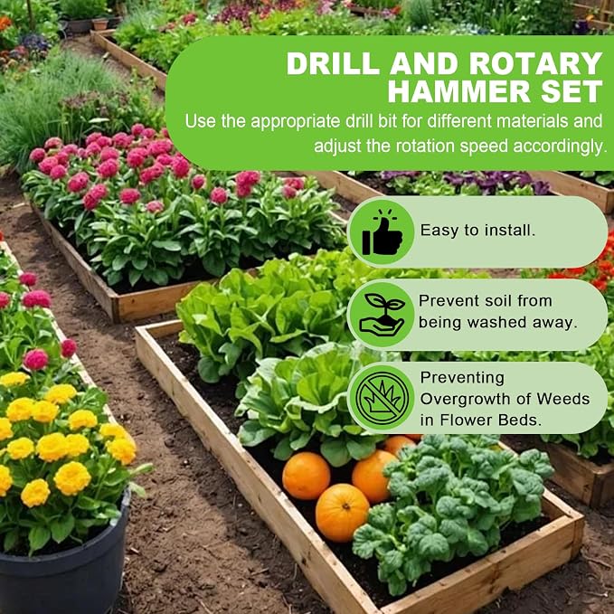 2 Pack Raised Garden Bed Liner, Raised Garden Bed Liner Non Woven, Fabric Planter Liner for Greenhouse Vegetable Gardening, Cuttable Plant Liner with Soil Containment & Water Drainage