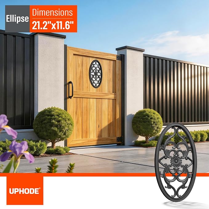 Aluminum Alloy Decorative Insert for Fencing，Metal Fence Panel Inserts, Rustproof Garden Yard Patio Decor