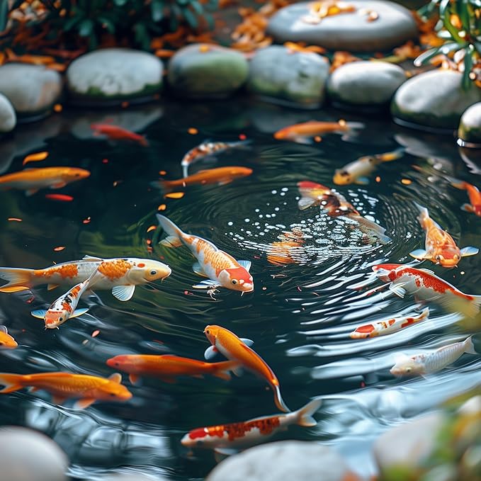 Biling Solar Pond Aerator with Battery Backup, Portable Design Solar Air Pump Pond Bubbler for Outdoor Fish Pond Stock Tank Aquarium