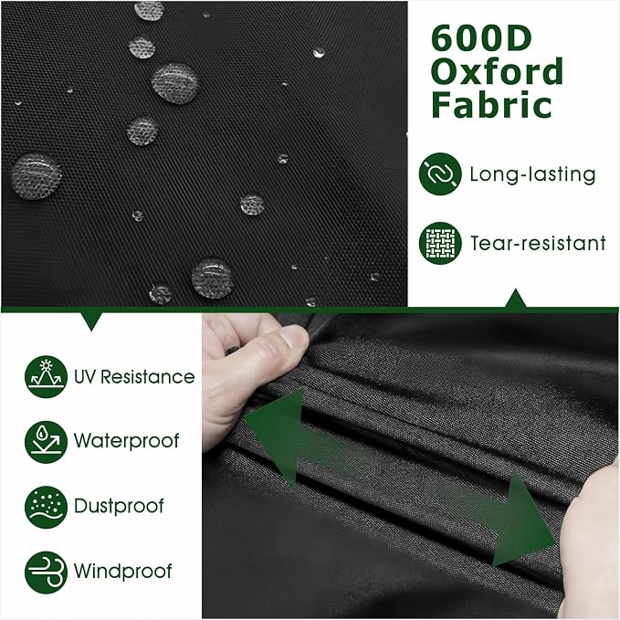 Collapsible Wagon Rain Cover Outdoor Folding Gorilla Cart Cover, 600D Oxford Cloth Waterproof & Dustproof Protective Tarp, 55" L x 37" W