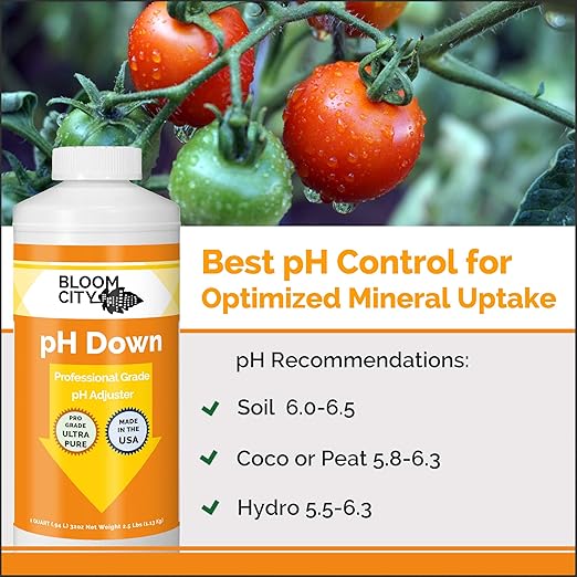 Bloom City pH Down – Liquid pH Adjuster, 8 oz