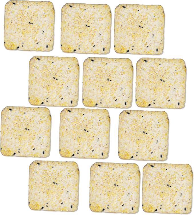 Suet Cake 12 Pack | Case of 12 Suet Cakes for Wild Birds (Woodpecker High Energy)
