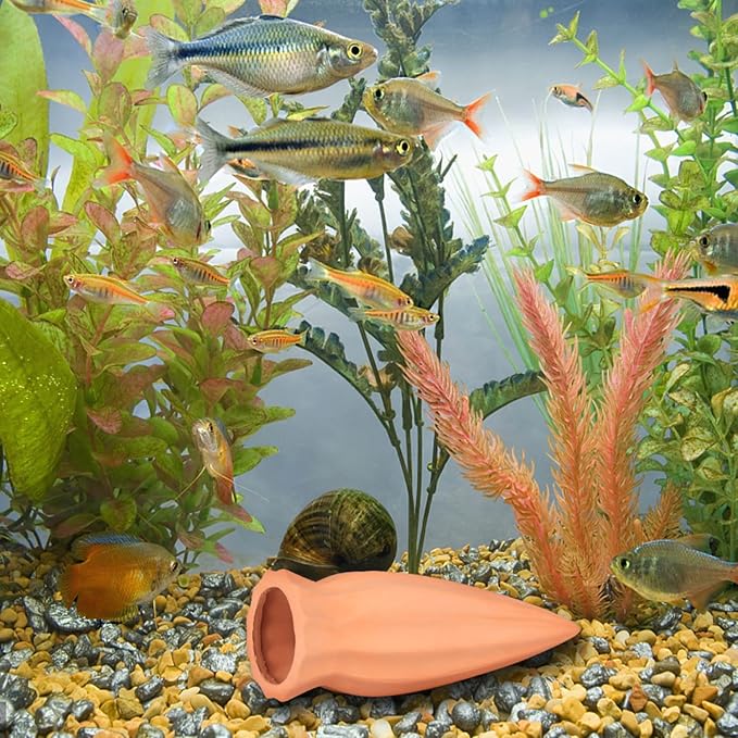 Tcamp 8Pack Plant Self Watering Spikes, Terracotta Plant Watering Devices Wine Bottle Plant Self-Watering Stakes for Indoor Outdoor Plants