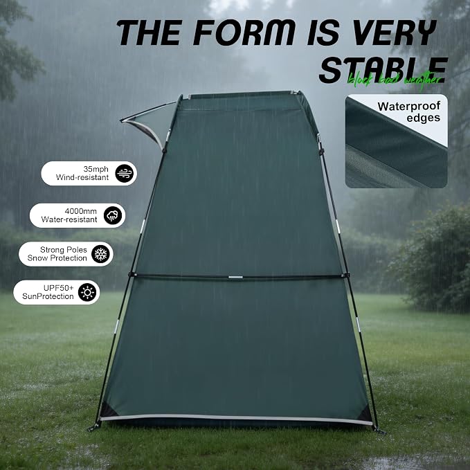 Bike Storage Tent Outdoor, Waterproof Bicycle Shed for 3-4 Bikes, PU4000 210D Oxford, Fiberglass Frame, Rain-Blocking Awning Design, Outdoor Storage for Bikes, Lawn Mower, Garden Tools Green