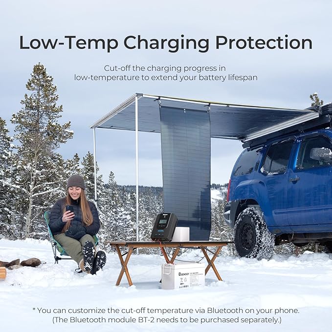 Renogy Charge Controller-Rover 20A MPPT 12V/24V Auto-Detect LCD Display | 99.9% Efficiency for Gel/Flooded/Lithium Batteries | Dual-Peak Tracking & Modbus Support