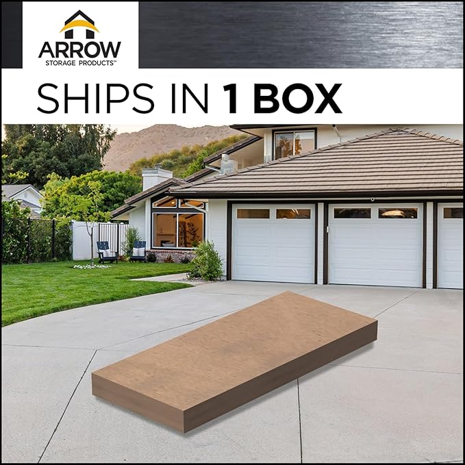 Arrow 15' x 9' One-Sided Carport Enclosure Wall Kit for 7' or 9' Carports, Heavy-Duty Galvanized Steel Carport Enclosure Panel, 1 Wall, Eggshell