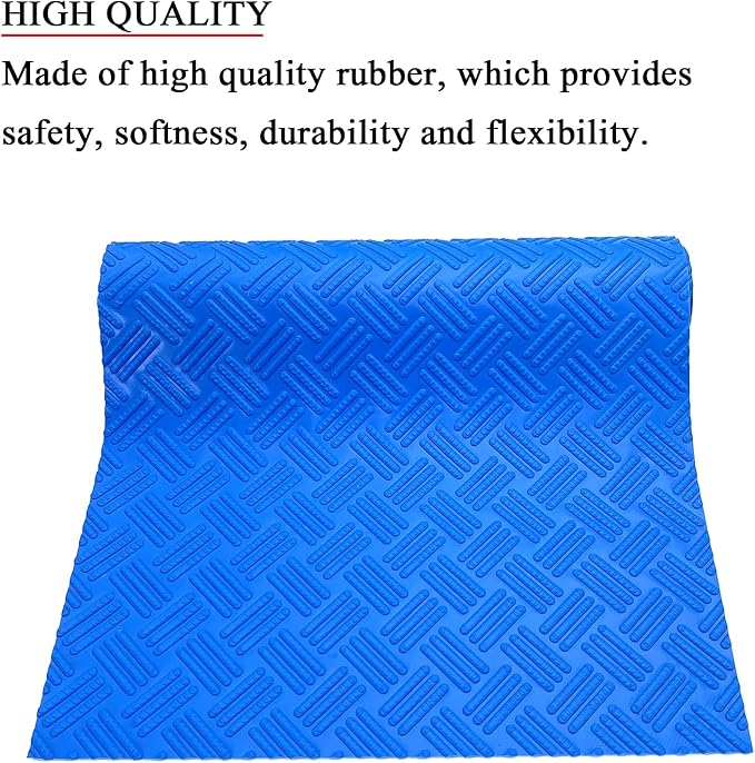 SKARUMMER Swimming Pool Ladder Mat - Protective Pool Ladder Pad Step Mat with Non-Slip Texture, Blue Medium Pool Step Mat, Pool Liner Protection Mat (30 X 36 inch)