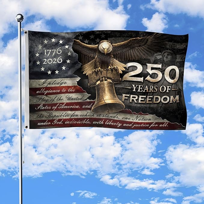 250 Anniversary Usa Flag, Commemorative House Flags, Eagles House Flags, Two-sided Design 3x5 Ft 1