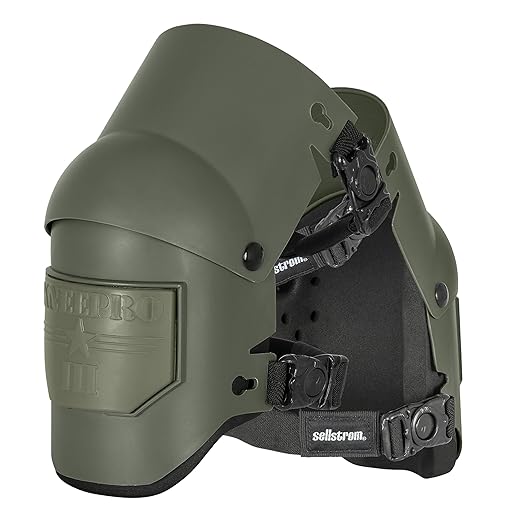 Sellstrom Ultra Flex KneePro Professional Knee Pads for Men & Women with Thick Foam Cushioning & Heavy Duty Hard Outer Shell - Adjustable Straps with Speed-Clips & Ergonomic Metal Hinges - for Construction Work, Gardening, Roofing, Flooring