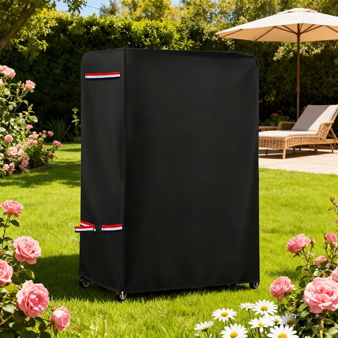 Outdoor TV Cover 68 Inch Weatherproof for 70-75 Inch TV,With Zipper 600D Heavy-Duty Waterproof Outdoor TV Stand Covers,Patio TV Protector Covers for Portable TV Stand On Wheels