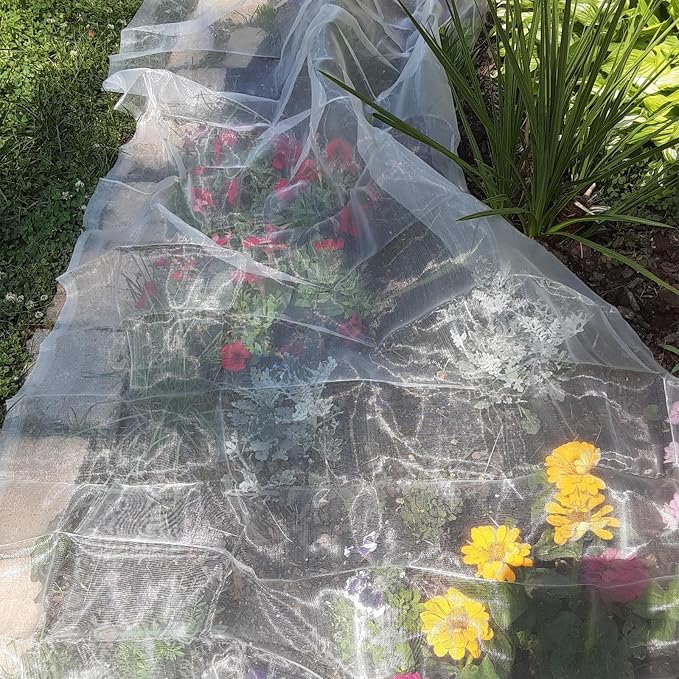 GonLei Garden Netting 8 X 24 FT Ultra Fine Netting for Garden Protection,Garden Netting for Raised Beds,Mosquito Net for Blueberry Shrubs Vegetables Fruits Flowers Crops Pest Barrier