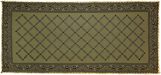 Stylish Camping L118187WL 8-feet by 18-feet LED Illuminated Patio Mat - Outdoor Patio Brown/Beige RV Camping Mat