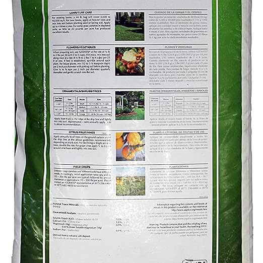 AZOMITE® Granulated Natural Trace Mineral Fertilizer & Soil Amendment – OMRI Listed® for Organic Use – Mined in Utah