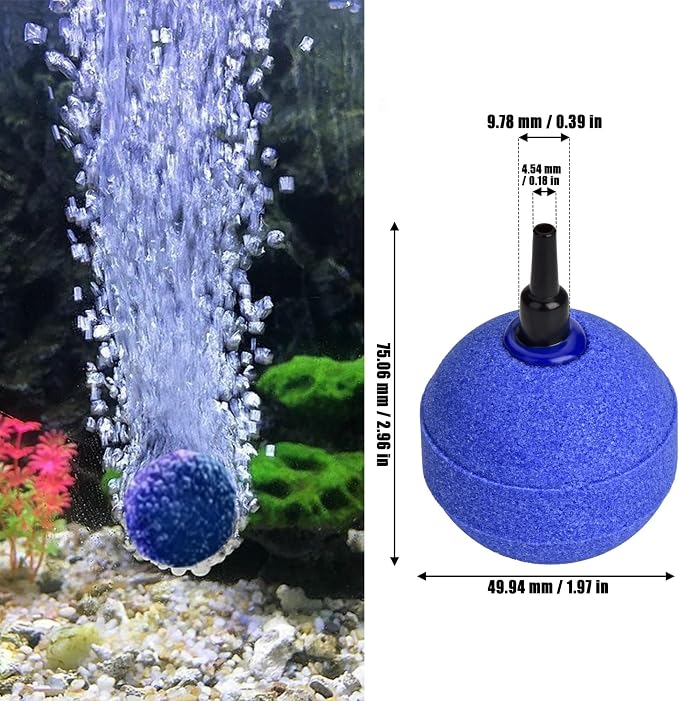 pond aerator pump pond aerator, pond aerators for outdoor ponds1000 & 2000 Gallons ，Voltage120V 4.5W Electric Water air Pump (blue（pond air2）)