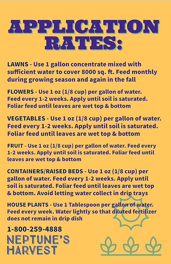 Neptune's Harvest Fish Fertilizer 2-4-1 (5 Gallon Pail)