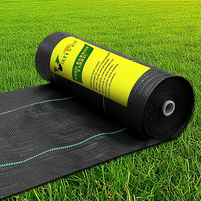 Weed Barrier Landscape Fabric Heavy Duty,1.4FT x 150 FTPremium Garden Weed Blocker Fabric for Weed Control, Plastic Ground Cover with Woven Weed Cloth,Durable Landscaping Fabric