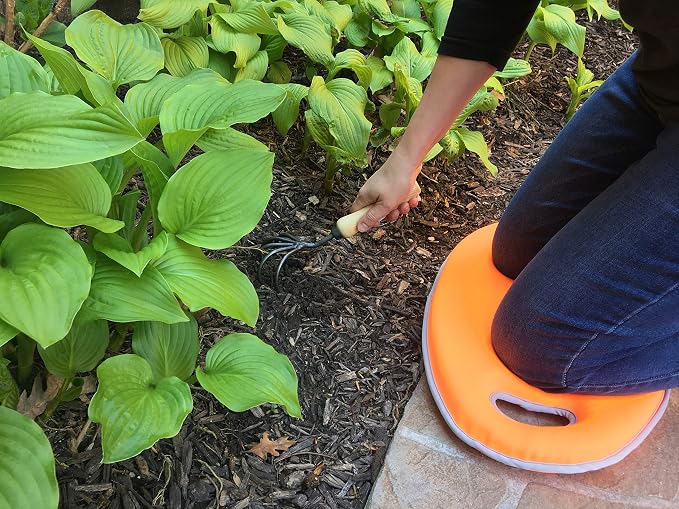 Tierra Garden 9-1903 Memory Foam Garden Kneeling Pad, Orange