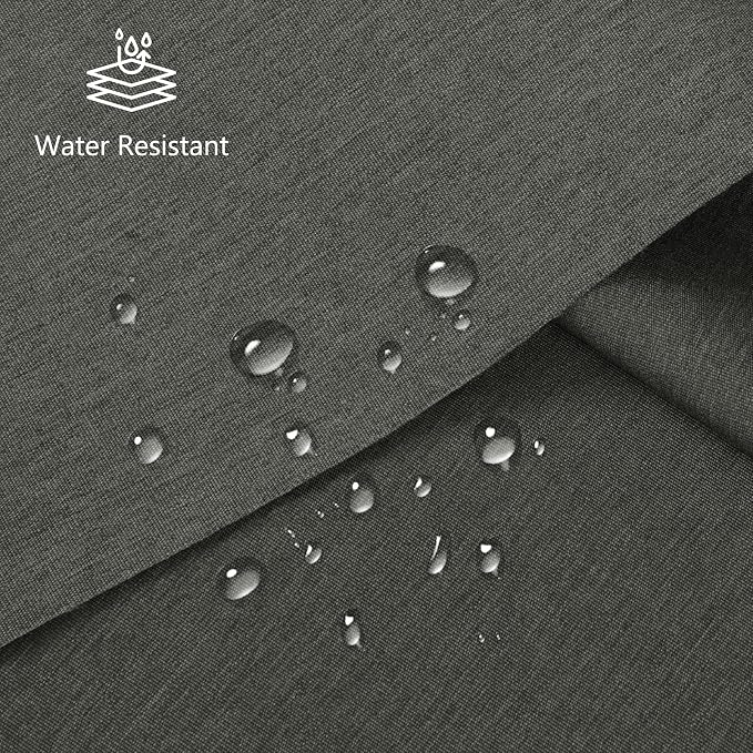 Waterproof Canvas Fabric by The Yard, 58inch 600D Upholstery Fabric Polyester Material Outdoor Water Resistant Material for Sewing Chair Patio Cushion Bag Sofa Seat Repair, 1 Yard Dark Gray