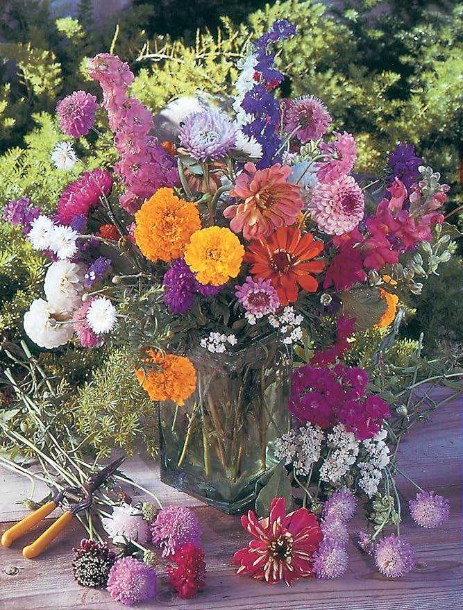 Earth Day Peace and Flowers - Wildflower Mix Seed Packets - 25 Seed Packs - Perfect Eco-Friendly Gift for Gardeners & Friends - Non GMO Seeds