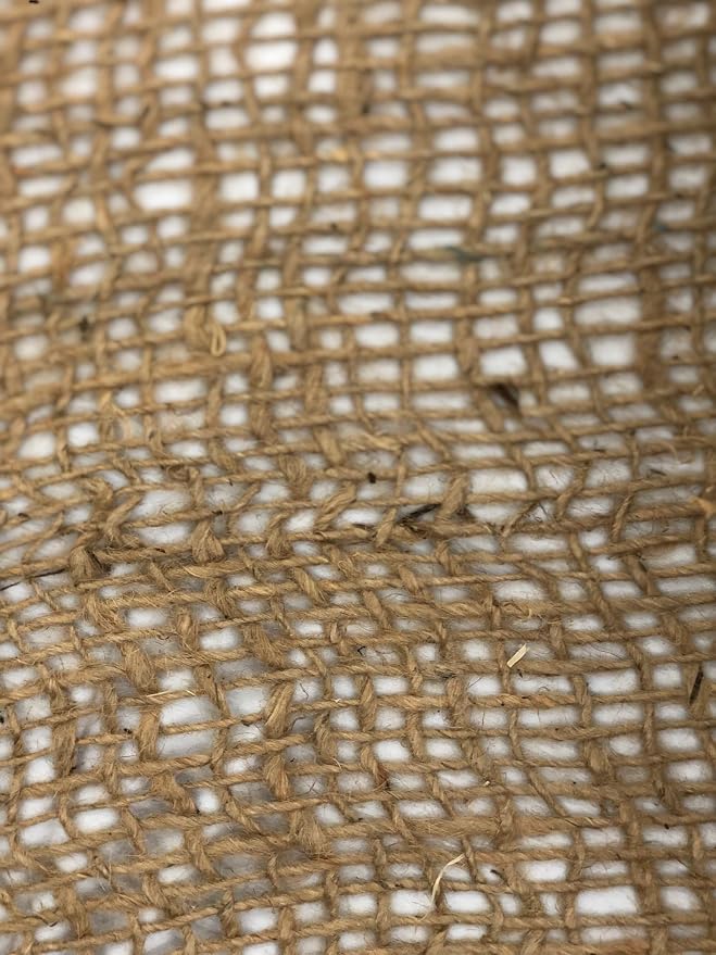 AK TRADING CO. SoilSaver-10Yard AK-Trading 10 Yards (30 feet Long) -120 Sq. Ft. Coverage Jute Erosion Control, Soil Saver Mesh Blanket-48 Wide x 10 Yards, 10 Yards, Natural
