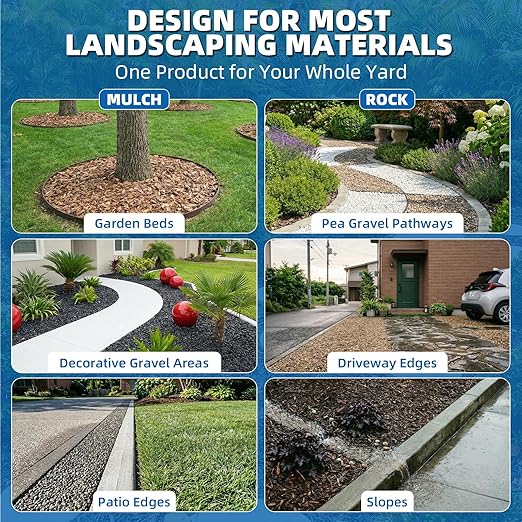 Mulch Glue, 4Gallon Rock Glue for Landscaping Strong Adhesion of Pea Gravel Stabilizer Landscape, Long-Lasting Weather-Resistant Lock Gravel Binder for Pebble, Pine Straw, Landscape Edging