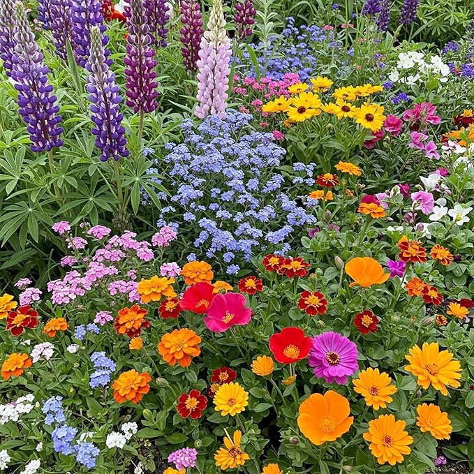 Ferry Morse Flower Seeds - Colorscape Wildflower Mix, Non-GMO, Cut Flower Mix, Full Sun - 1 lb