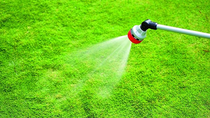 Eden 96618 Metal Thumb-Control 7-Pattern 33 in. Watering Wand | Heavy-Duty Water Sprayer for Hanging Plants, Gardens & Lawn Care, Quick Connect Set Bundle