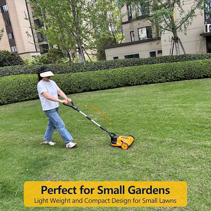 IRONFACE Cordless Walk-Behind Lawn Mower Compatible with Dewalt 20v Battery Platform(DCB205 DCB206 DCB204 DCB207...) 20V Electric Lawn Mowers for Garden, Yard and Farm, (Tool Only, No Battery)