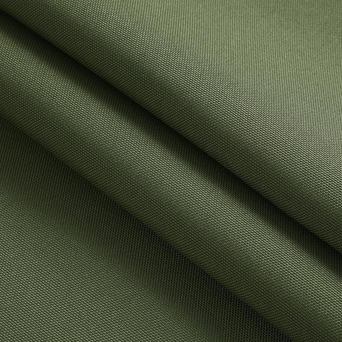 Thickened Waterproof Canvas Fabric by The Yard, 1200D 58" W Outdoor Upholstery Material Heavy Duty Fabric Water Resistant Sewing Material for Chair Patio Cushion Purse Bag, 3 Yard Army Green