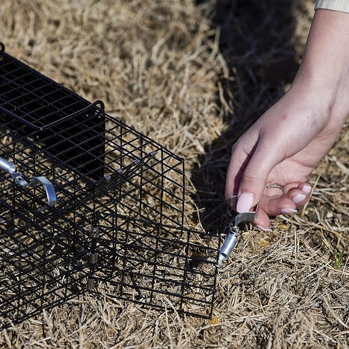 Rugged Ranch 2-Pack Chipmunkinator Multi-Catch Chipmunk Trap, Wire Cage, 14.5"x4"x14.5" Each - Live Catch-and-Release, 2-Door Humane Rodent Control, No-Poison Outdoor Use