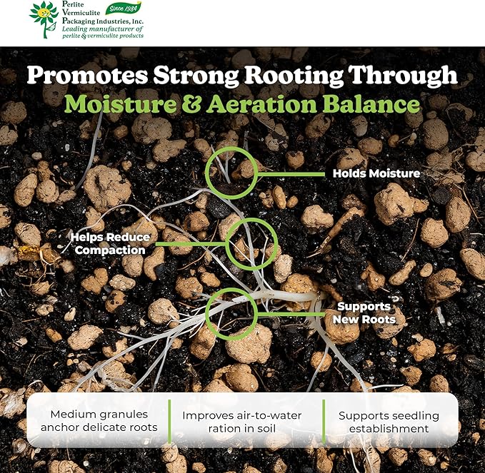 PVP Industries 4 Cubic Feet of Medium Vermiculite - Professional Grade Soil Conditioner and Additive for Seed Germination, Rooting, Hydroponics and Greenhouse or Garden Use