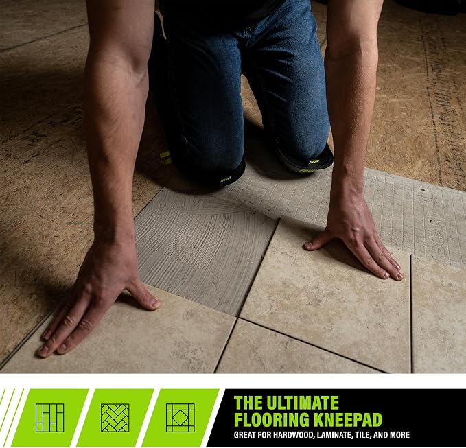 AWP Gel Pro Flooring Knee Pads | Gel/foam padding provides all-day comfort