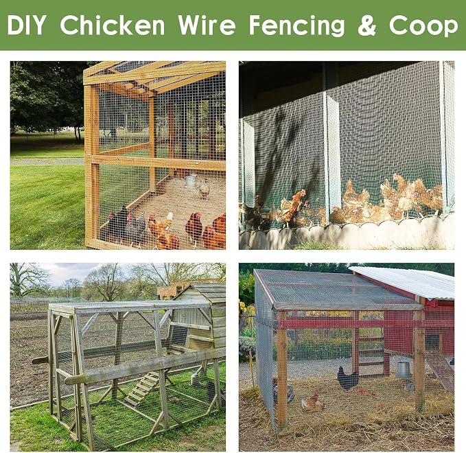 Tongmo Black Hardware Cloth, 1/2 inch 60'' x 100'Chicken Wire Fence, 19 Gauge Vinyl Coated Welded Cage Wire Mesh Roll Supports Poultry Netting Cage Garden Fence