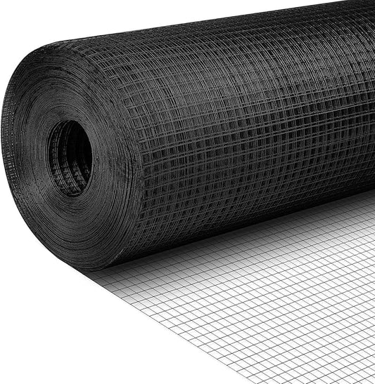 Tatuo Hardware Cloth 1/2 Inch 60in x 100ft Hot Dip Galvanized After Welded Cage Mesh Rolls 21 Gauge Metal Chicken Wire Roll Wire Fencing Poultry Netting for Raised Garden Rodent Animals
