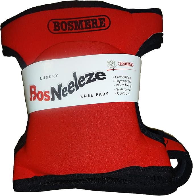 Bosmere G127R Bosneeleze Luxury Garden Knee Pads, Red