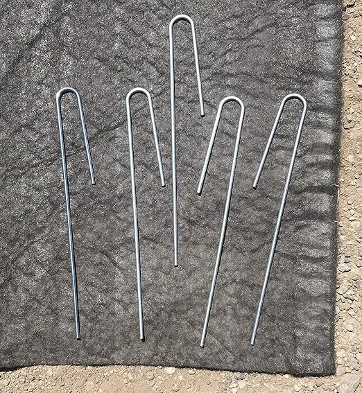 Sandbaggy DRIP TUBING Stakes Landscape Staples | 5 inch Length | Drip Anchors | Landscape Pins | Lawn Nails | Garden Stakes | Hold Drip Tubing Up to 1/4" Diameter | 14-Gauge Standard | Pack of 1000