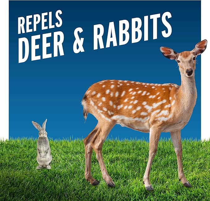 Liquid Fence Deer And Rabbit Repellent Concentrate, Apply Year-Round, 1 Gallon