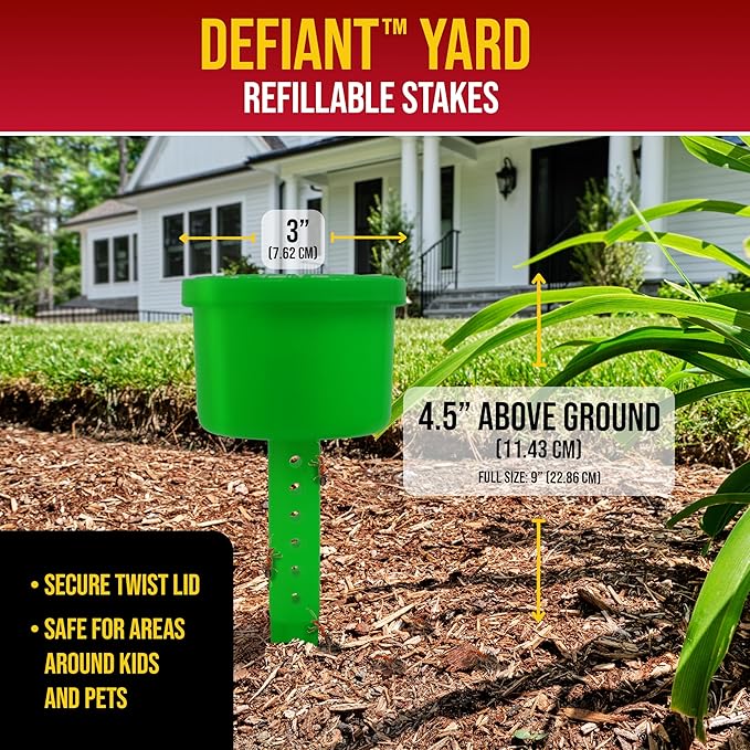Catchmaster Defiant Reusable Extra-Large Outdoor Ant Traps for Yard (2 Pack), Ant Bait Stations for Liquid Ant Killer, Bait Not Included – XL Size Speeds Up Ant Elimination