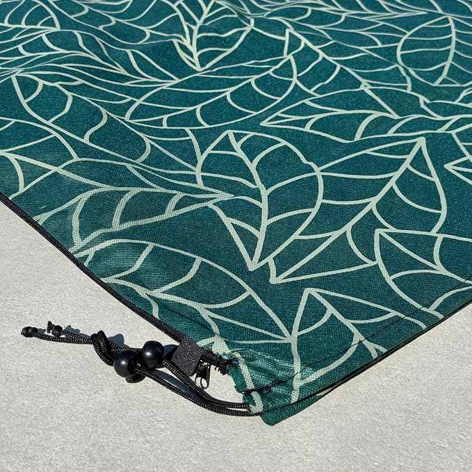 Plant Covers Freeze Protection 59"x91" in 4 Pack | Green Winter Frost Blankets for Outdoor Plants | Reusable Garden Cover Bags with Zipper Drawstring | Cold Weather Shrub Protection Cloth
