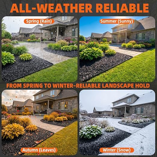 Mulch Binder -1 Gallon Ready to Use Rock Glue for Landscaping, Fast-Dry No Dilution Landscape Rock Glue, Gravel Stabilizer, Intertek Test Pea Gravel Glue, Pet Safe for Garden Bed, Patio, Yard