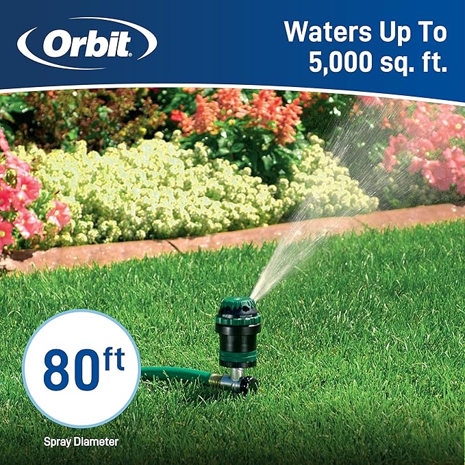 10-Pack Orbit 58573N H2O-6 Gear Drive Sprinkler - Versatile Gear Drive for Efficient Lawn Watering