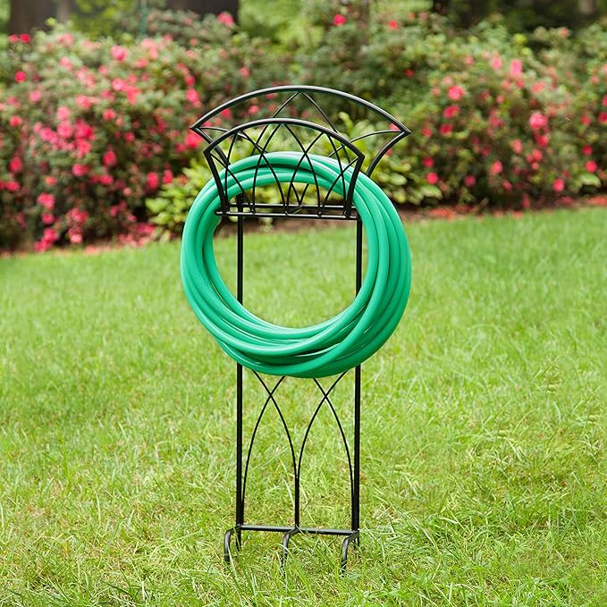 Liberty Garden 116-KD Decorative Hose Stand, Black