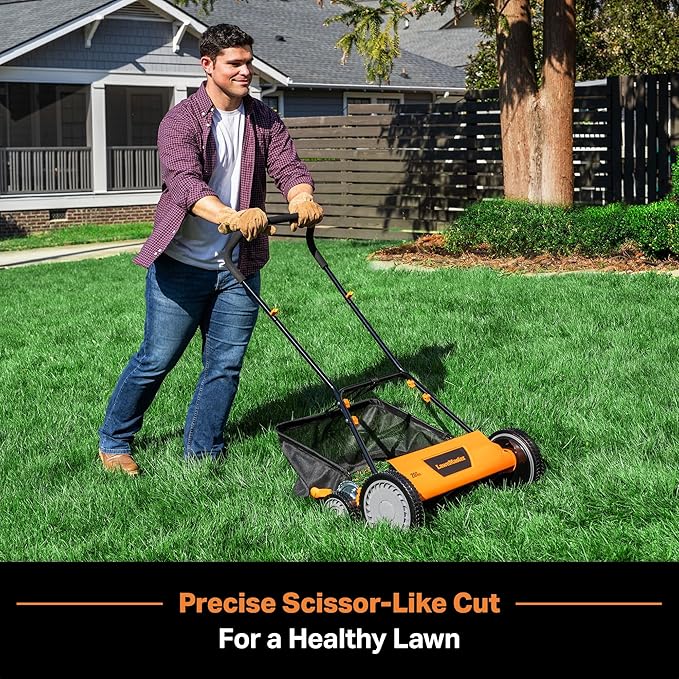 LawnMaster 20” 5-Blade Push Reel Mower – LMRM2001